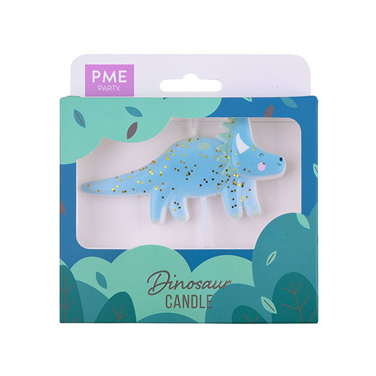 PME CakeTopper Kerze Dinosaurier