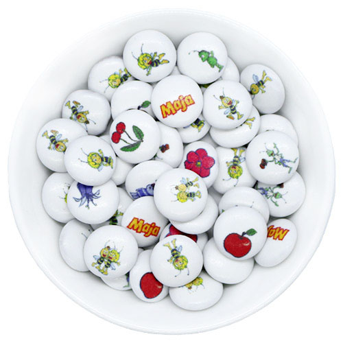 Motiv-Schokolinsen - Biene Maja und Freunde | Tortenbild-Druckerei