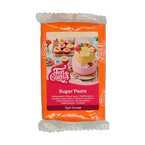 FunCakes Fondant Tiger Orange - 250g