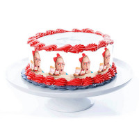 Cake tape individually 4 pieces á 24 cm x 5cm Cake tape individually 4 pieces á 24 cm x 5cm