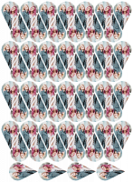 Printed Plug in Wafer individual 40x25mm - 56 Piece Printed Plug in Wafer individual 40x25mm - 56 Piece