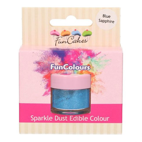 FunCakes Edible FunColours Sparkle Dust Blue Sapphire