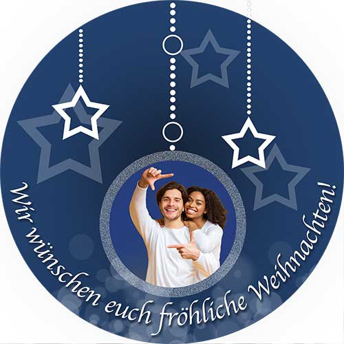 Tortenbild Weihnachten Motiv 5 Rund