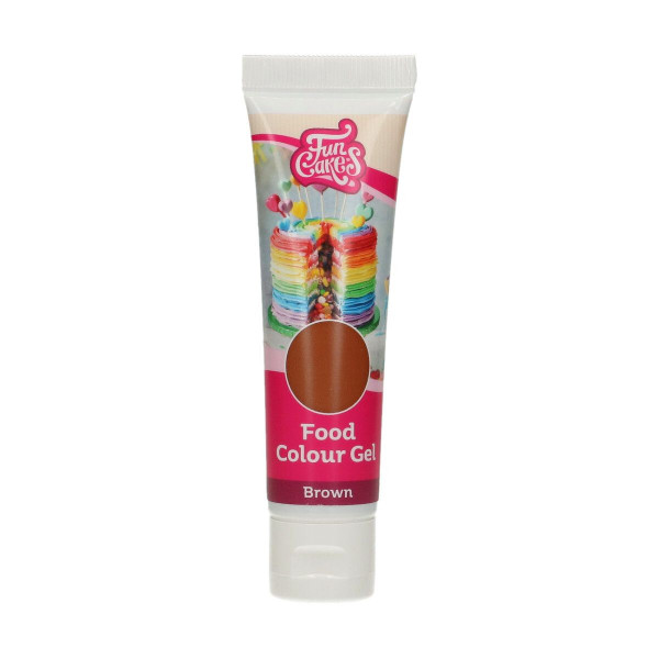 FunCakes Food Colour Gel Brown 30g