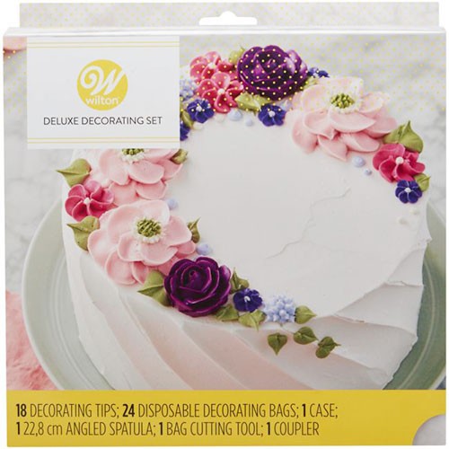 Wilton Deluxe Decorating Tip Set Spritztüllenset mit Aufbewahrung
