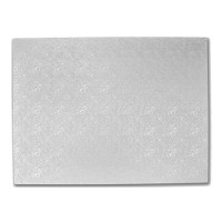 Cake Plate Silver rectangular 31 x 45cm - 1cm thick Cake Plate Silver rectangular 31 x 45cm - 1cm thick