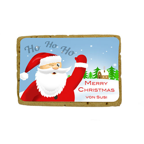 Fotolebkuchen - Motiv HoHoHo