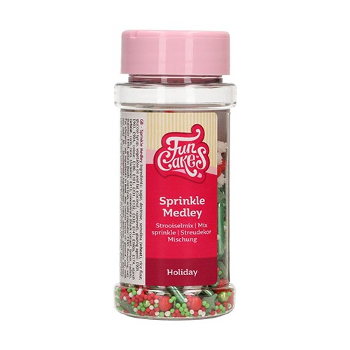 FunCakes Sprinkle Medley - Holiday - 65g