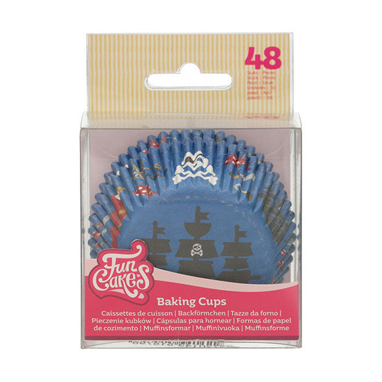FunCakes - Baking Cups - Pirates - 48 Pcs