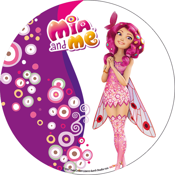 Tortenbild Mia and Me - Mia lila