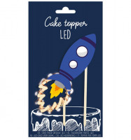 Cake Topper LED Rakete Cake Topper LED Rakete