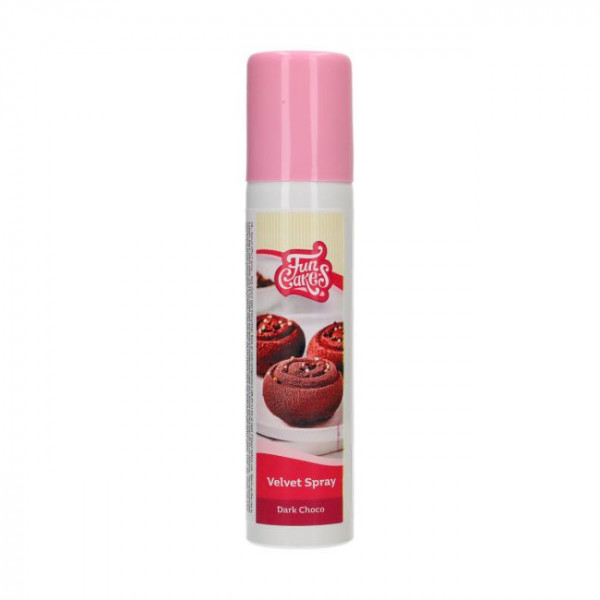 FunCakes Velvet Spray Dark Choco - 100ml