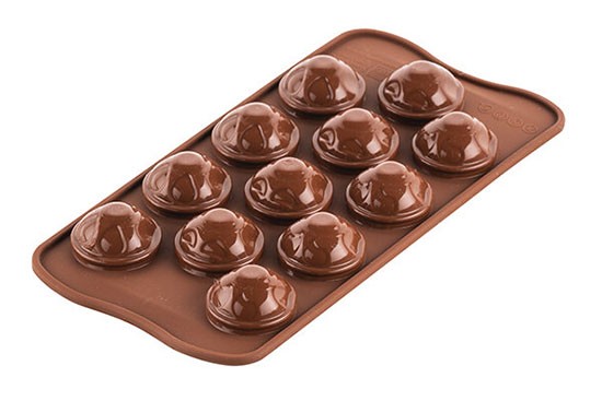 Silikomart 3D Chololate Mould Silikonform für Totenkopf-Schokoladen