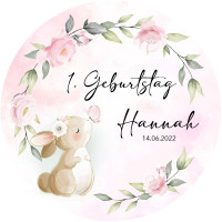 Picture Cake Topper Bunny Round Picture Cake Topper Bunny Round