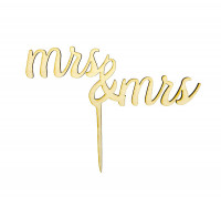 CakeTopper - Mrs & Mrs CakeTopper - Mrs & Mrs