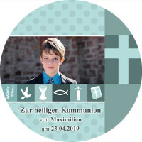 Tortenbild Kommunion - Konfirmation Rund Motiv 18 Tortenbild Kommunion - Konfirmation Rund Motiv 18
