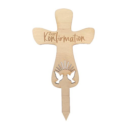 CakeTopper - Konfirmation Kreuz