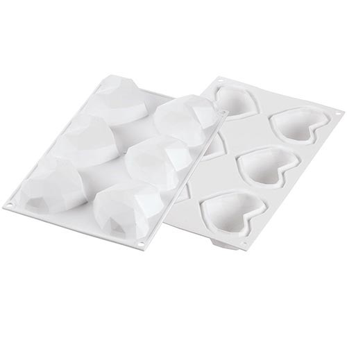 Silikomart Mould Amore Origami Geometrisches Herz mini