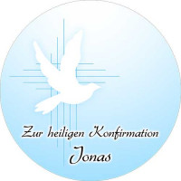 Tortenbild Kommunion - Konfirmation Rund Motiv Taube Blau Tortenbild Kommunion - Konfirmation Rund Motiv Taube Blau