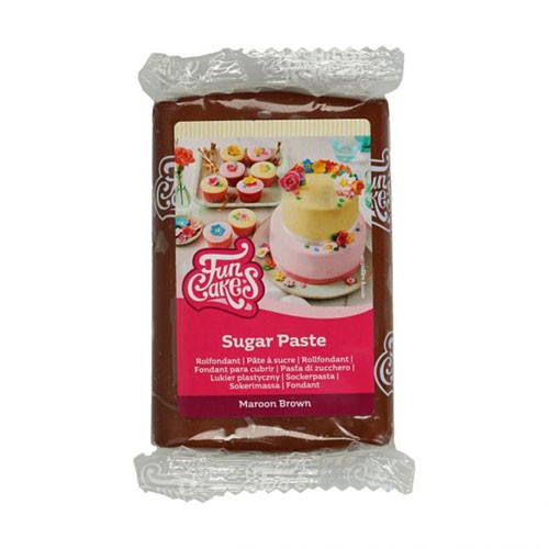 FunCakes Fondant Maroon Braun - 250g