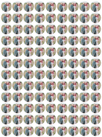 Bedruckte Oblaten rund ø 2cm - 108 Stück Bedruckte Oblaten rund ø 2cm - 108 Stück