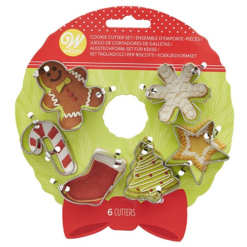 Wilton Mini Cookie Cutter Set Wreath