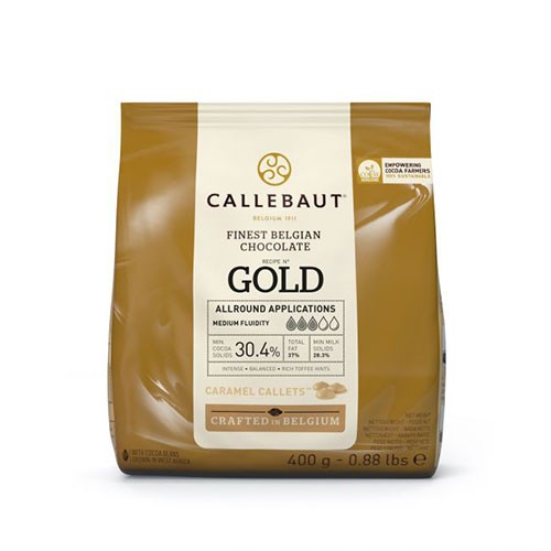 Callebaut Schokoladen Callets - Gold - 400g