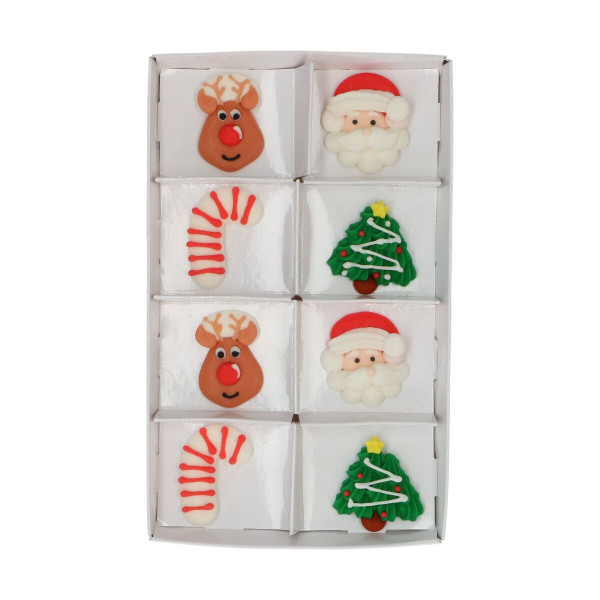 Wilton Zuckerdekorationen Merry Christmas 8 teilig