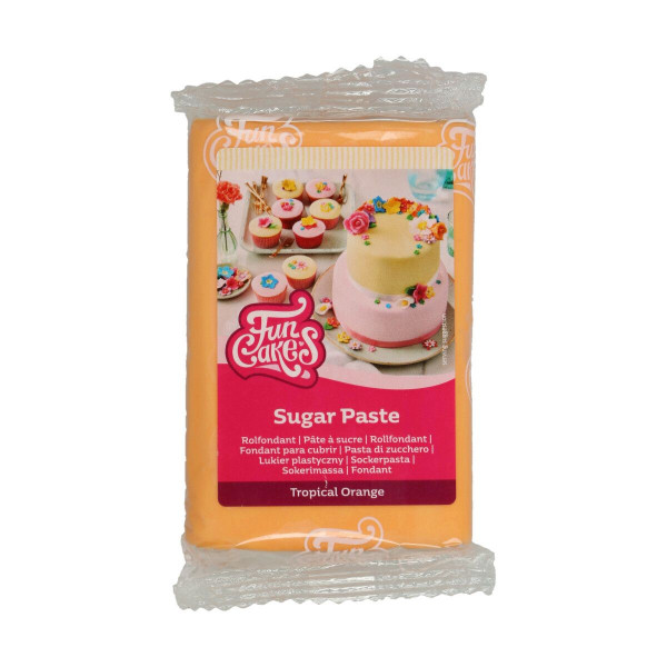 FunCakes Fondant Tropical Orange - 250g