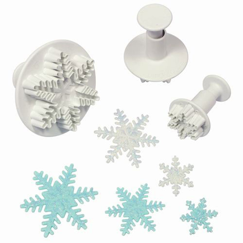 PME Schneeflocke mit Auswerfer - Set - 3 tlg