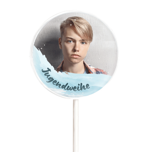 FotoLolli "Jugendweihe blau"