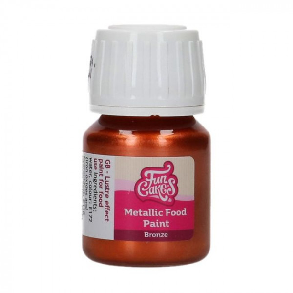 FunCakes Metallic Food Paint - Bronze
