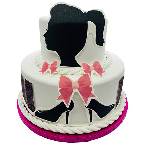 Fondant Cake Tattoo - Girl