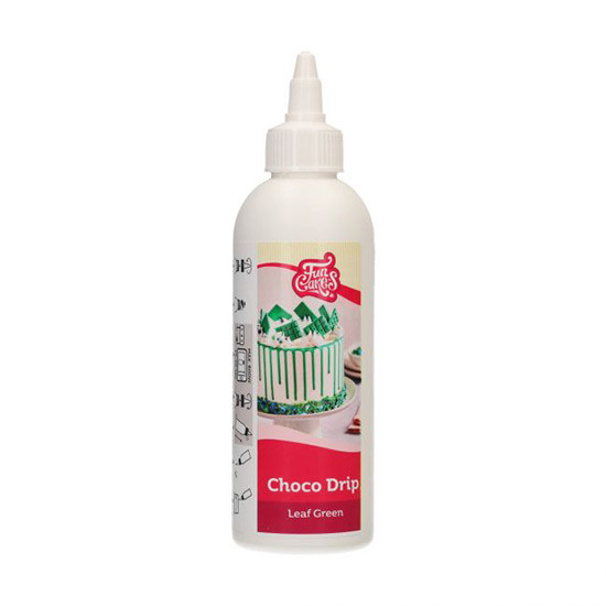 FunCakes Schoko Drip - Blattgrün - 180g