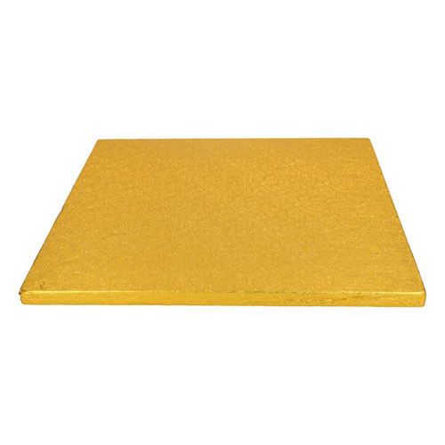 FunCakes Cake Drum - Cake Plate - Square 30.5 cm Gold