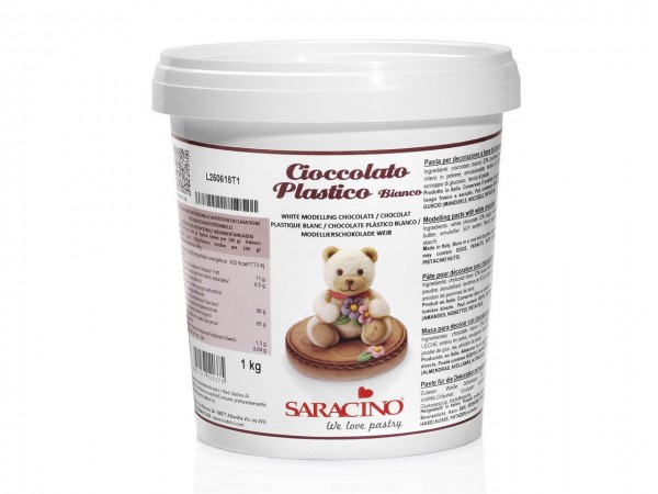Saracino ModellierSchokolade Weiß - 1kg