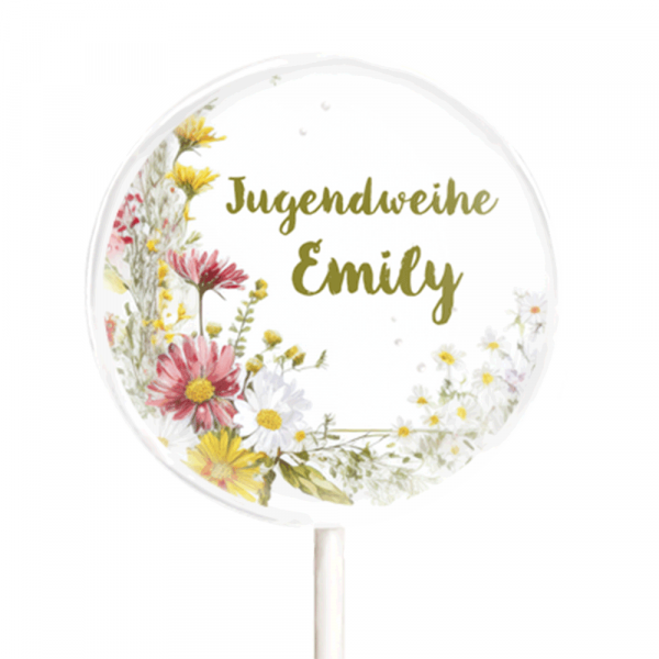 MotivLolli Jugendweihe "Wildblume"