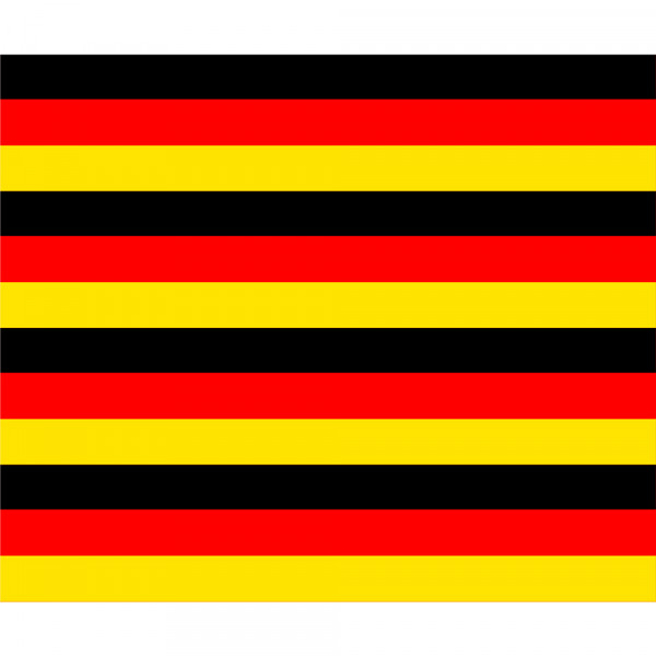 Cake Ribbon German Flag edible- 4 Pieces á 24cmx5cm