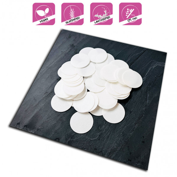 Baking wafers Premium Round 7cm - 80stck.