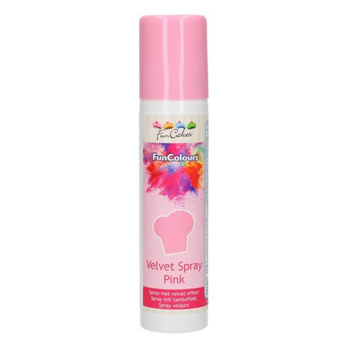 FunCakes FunColours Velvet Spray - Pink