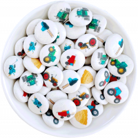 Motiv-Schokolinsen - Bauernhof Feld-Fahrzeuge Motiv-Schokolinsen - Bauernhof Feld-Fahrzeuge