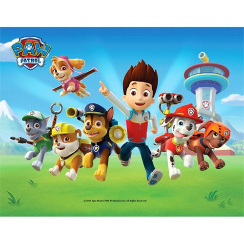 Tortenaufleger Paw Patrol - rechteckig