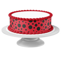 Preview: Cake Ribbon Ladybug edible- 4 Pieces á 24cmx5cm Preview: Cake Ribbon Ladybug edible- 4 Pieces á 24cmx5cm