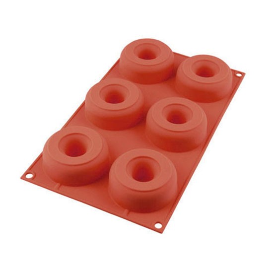 Silikomart Donut Mould Silikonform für 6 Donuts