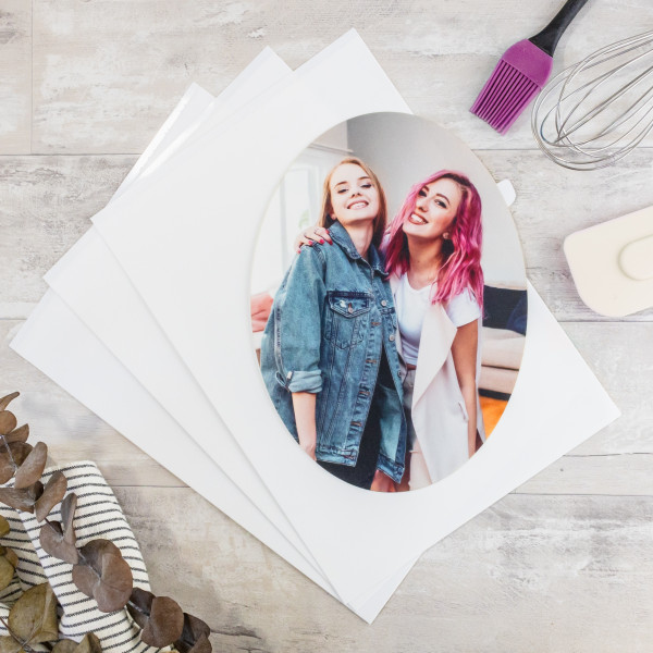 Picture Cake Topper Oval 10cm