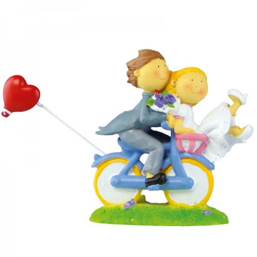 Brautpaar Fahrrad mit Herz