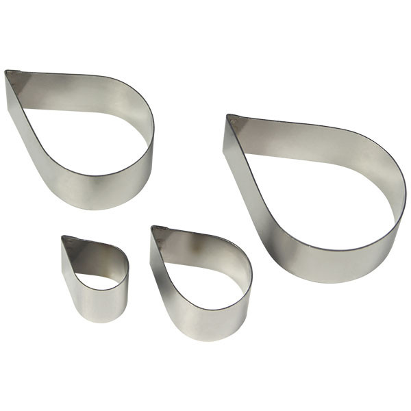 PME Rose Petal Cutter Stainless Steel 4tlg