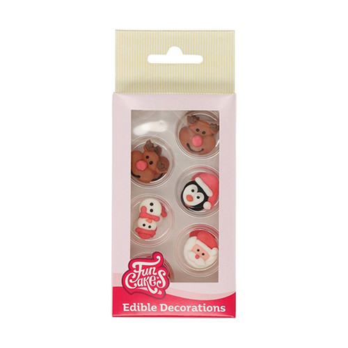 FunCakes Sugar Decorations - Christmas
