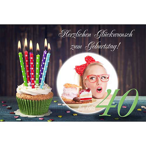 Tortenbild Muffin Rechteckig