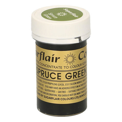 Speisefarben-Paste Sugarflair Spruce Green